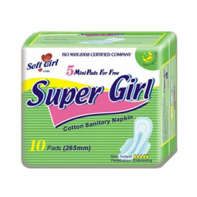 kháng khuẩn Perforated Film Days Use Super Girl Sanitary Pads