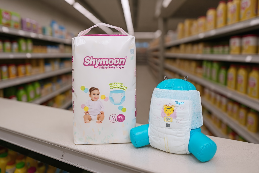 Kéo tã em bé lên